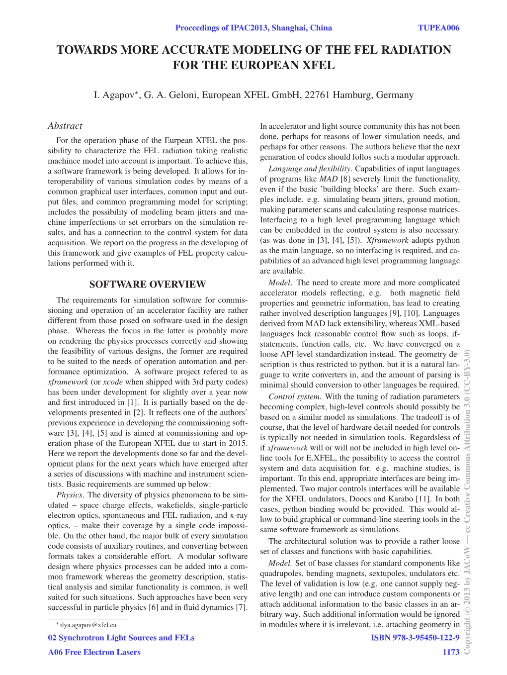 Towards Realistic Modelling of the FEL Radiation for the European XFEL