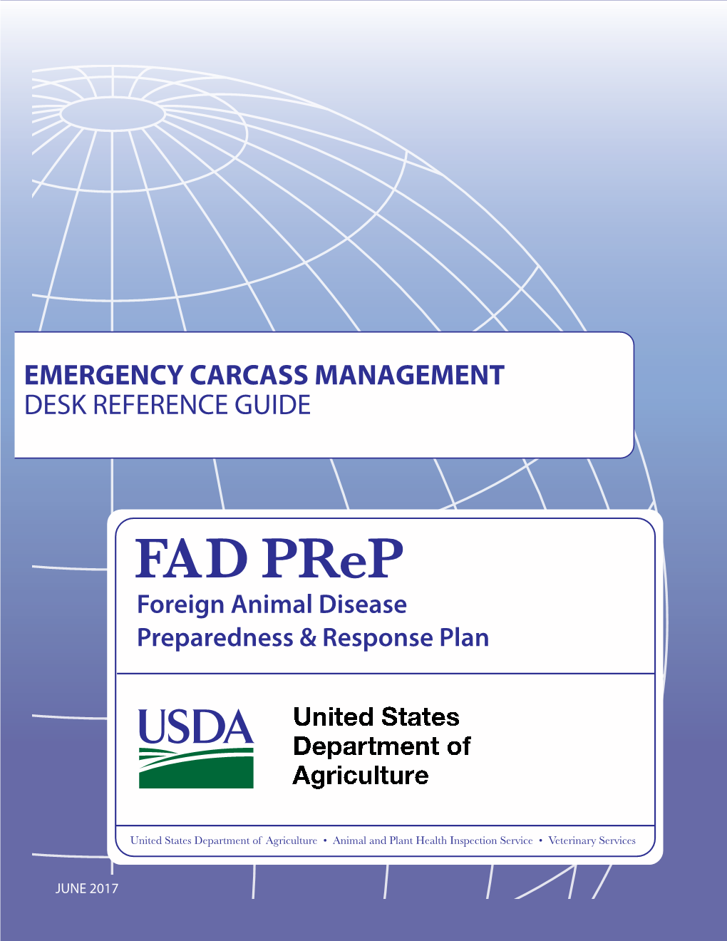 Emergency Carcass Management Desk Reference Guide (DRG)