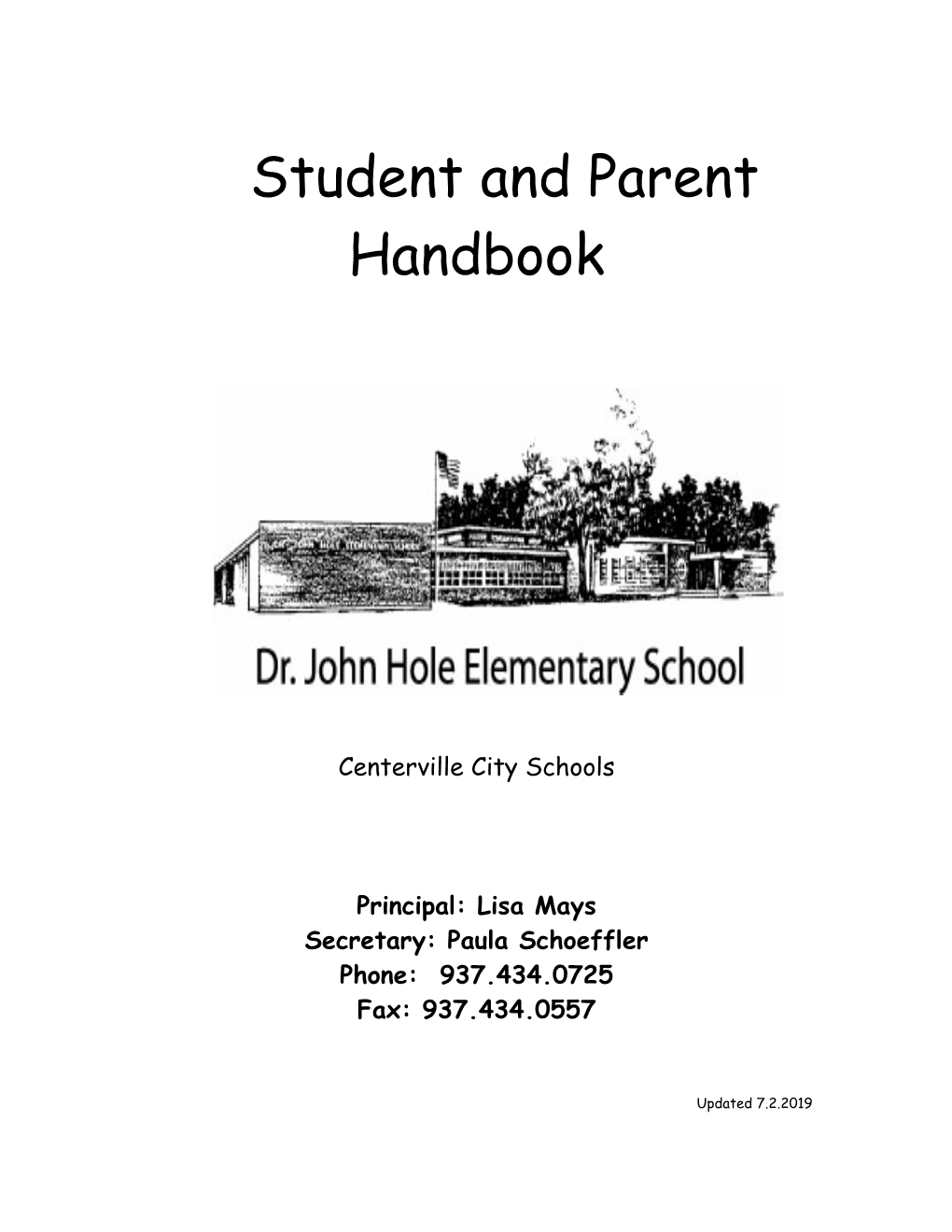 Student and Parent Handbook