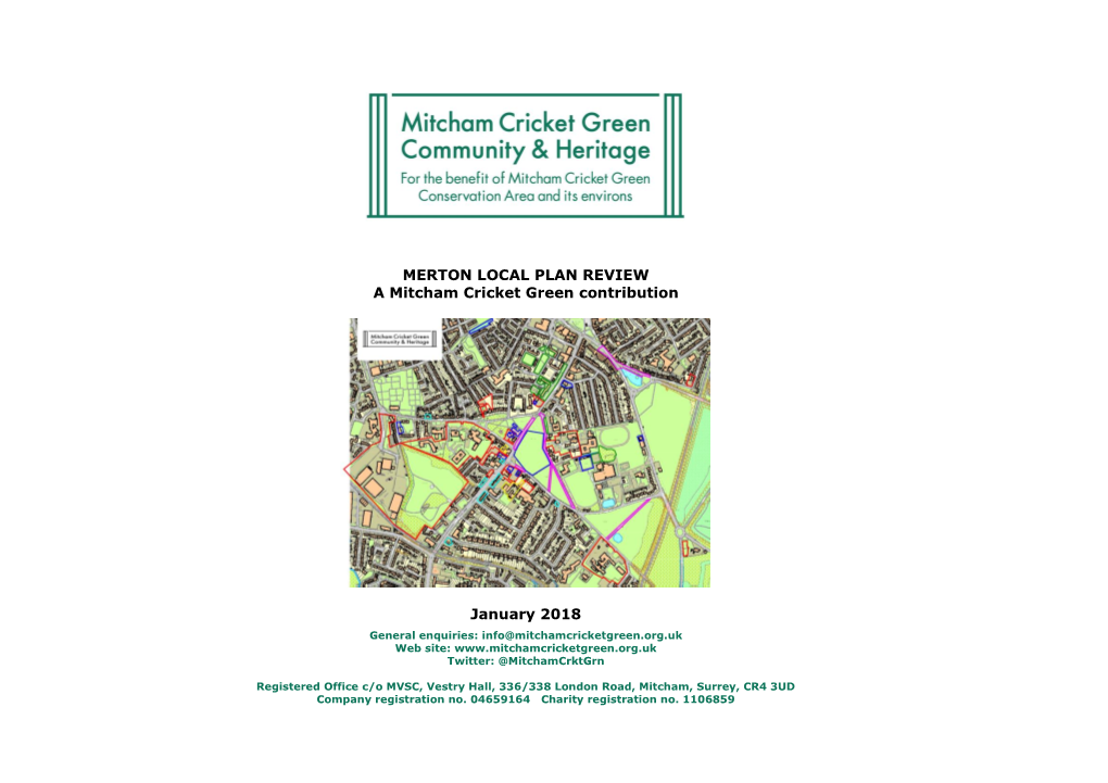 Mitcham Cricket Green Community and Heritage