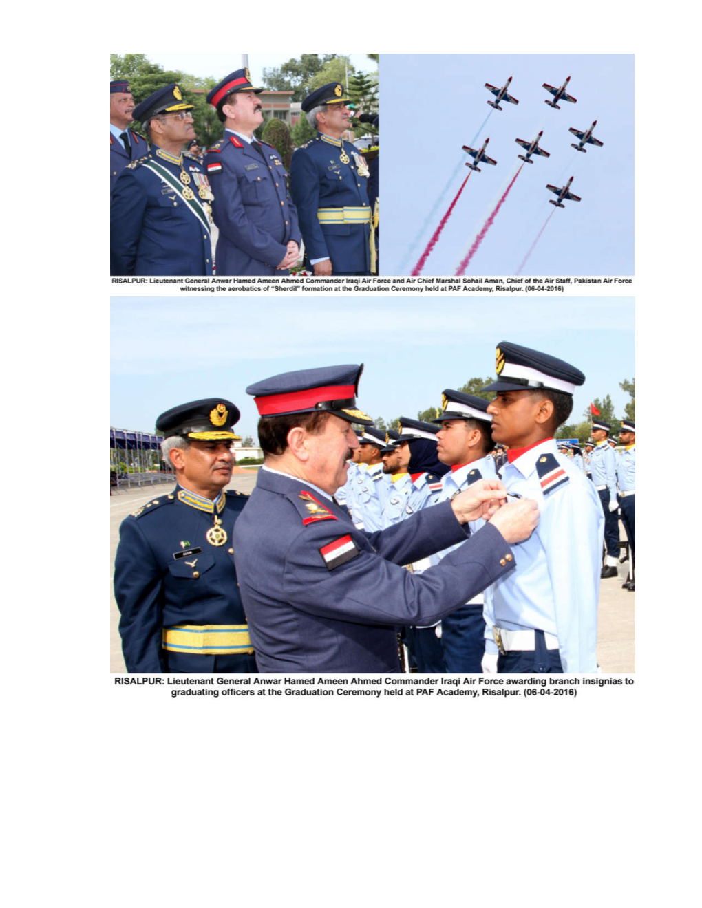 Graduation Ceremony Held at Paf Academy, Risalpur