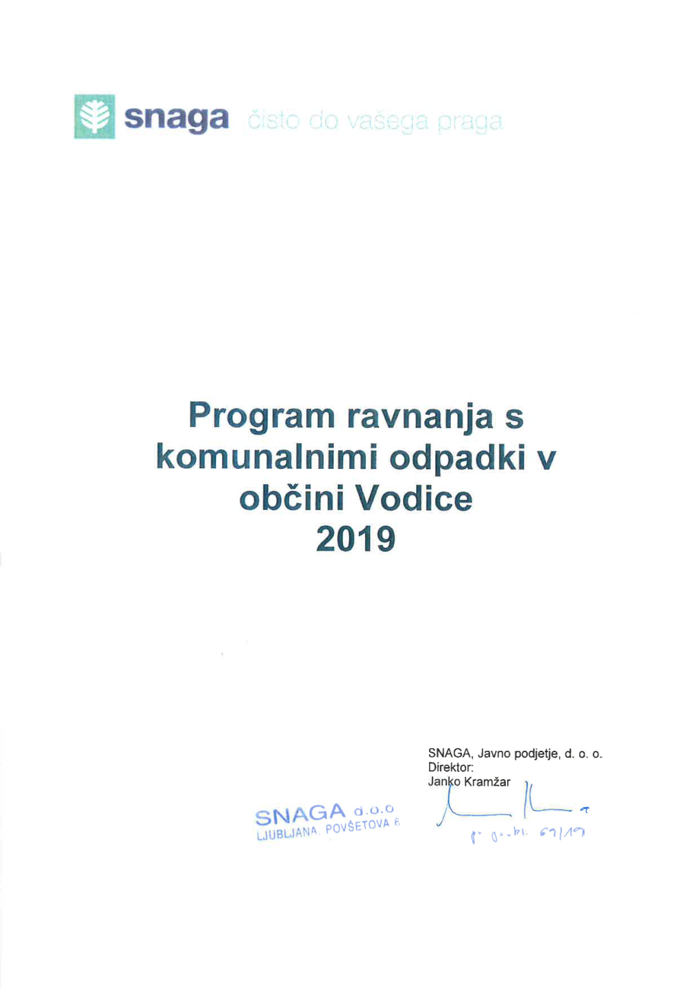 Občini Vodice 2019