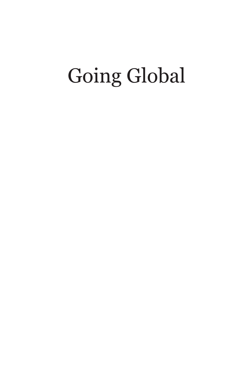 Australia, Brazil, Indonesia, Korea and South Africa in International Affairs