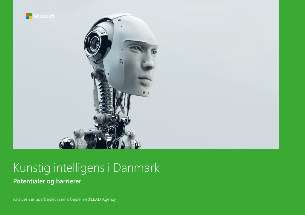 Kunstig Intelligens I Danmark Potentialer Og Barrierer