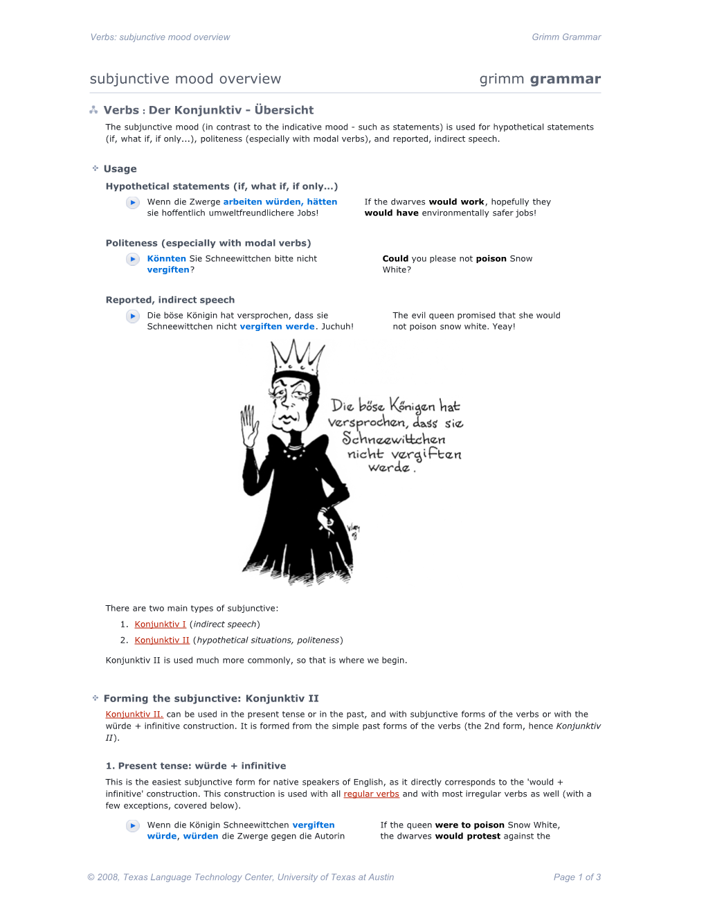 Vsub 01: Subjunctive Mood Overview