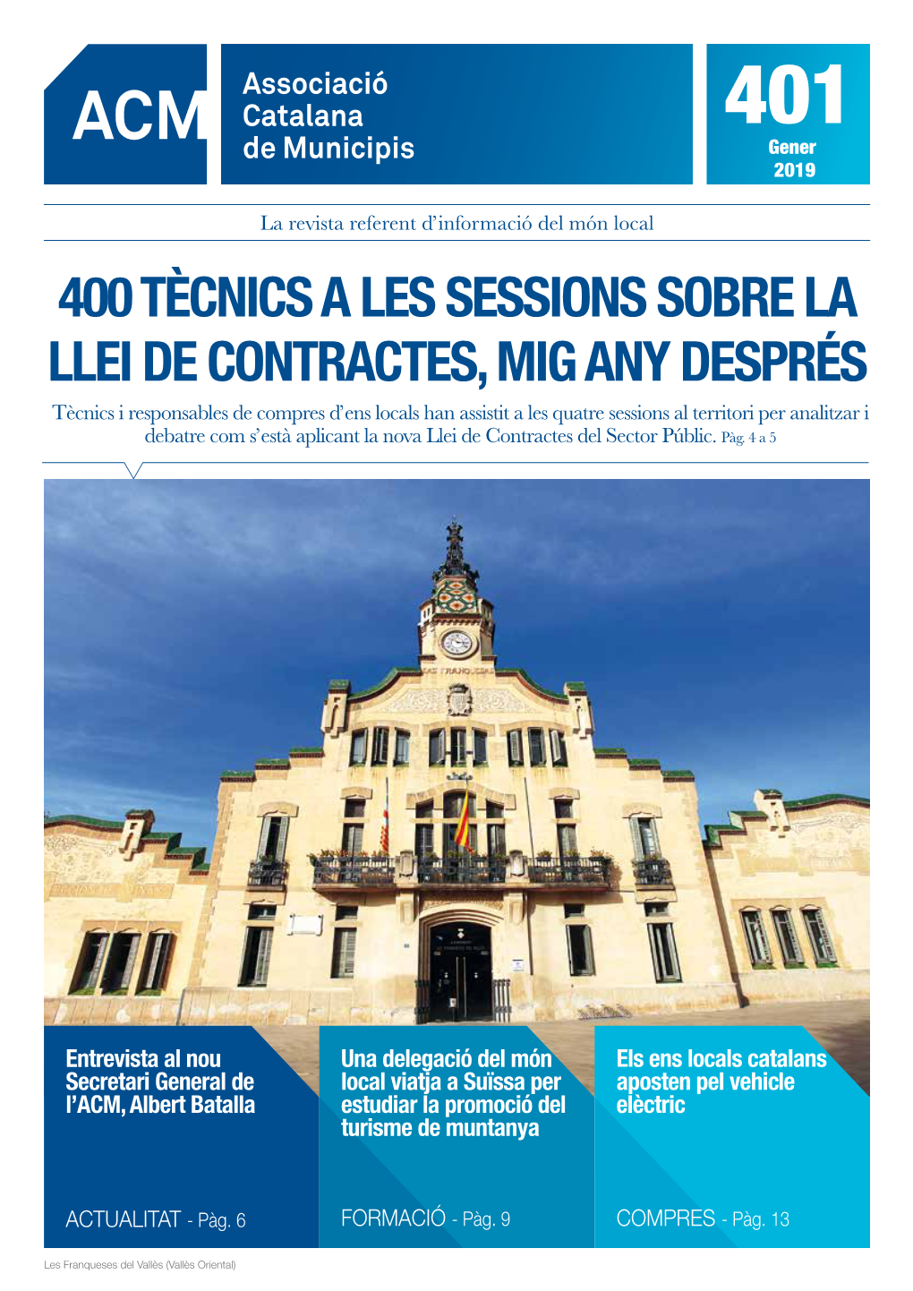 400 Tècnics a Les Sessions Sobre La Llei De Contractes