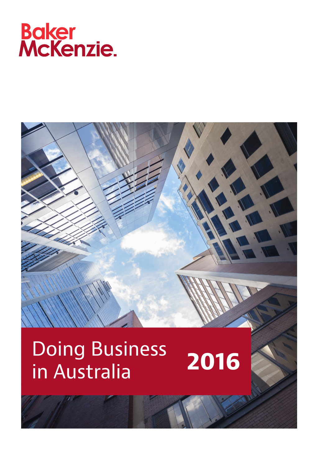 2016, 'Doing Business in Australia'