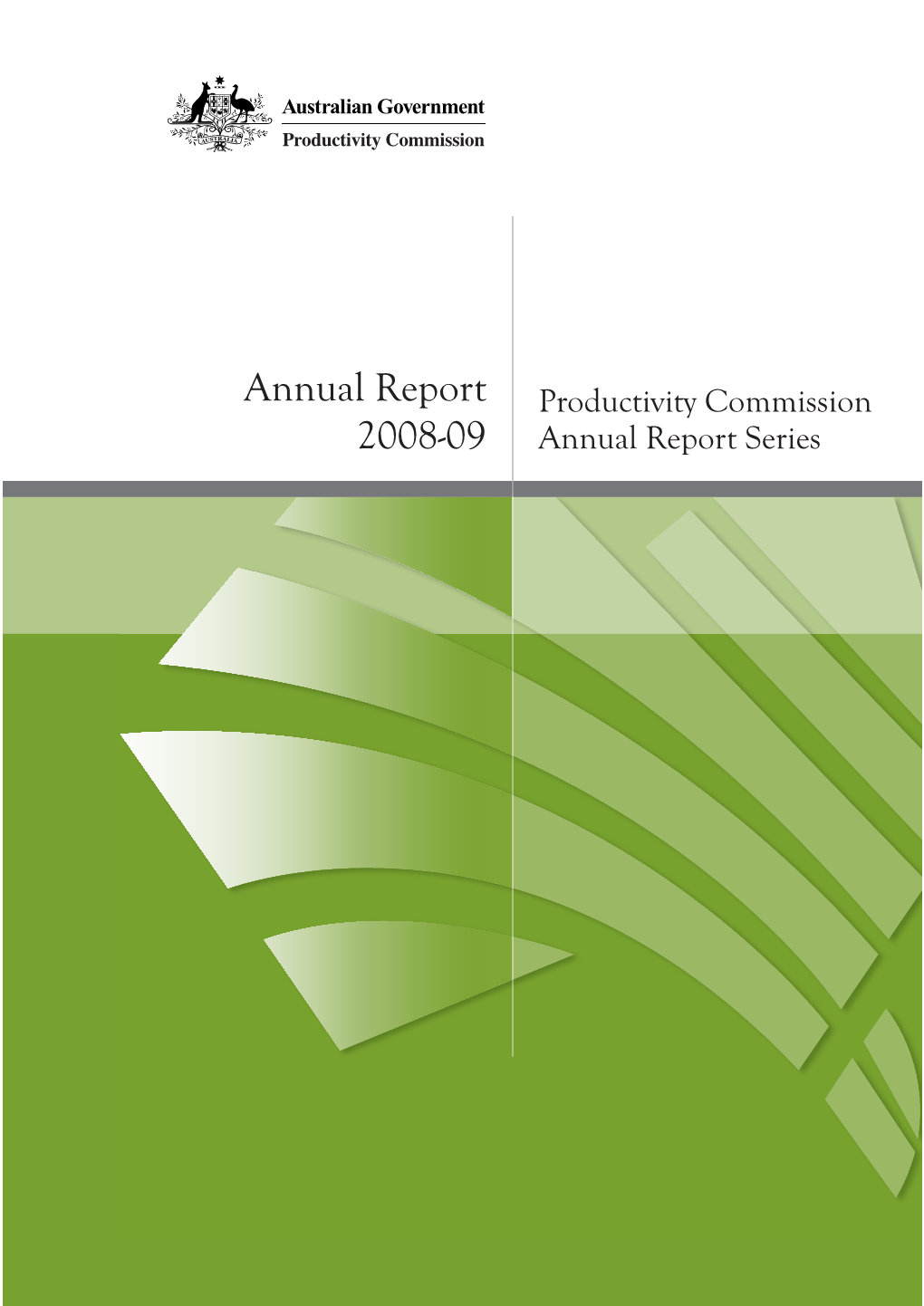 Productivity Commission Annual Report 2008-09