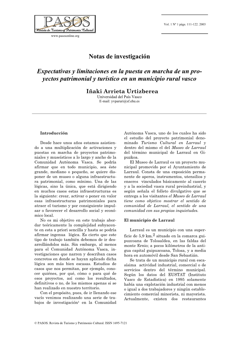 Notas De Investigación Expectativas Y Limitaciones En La Puesta En