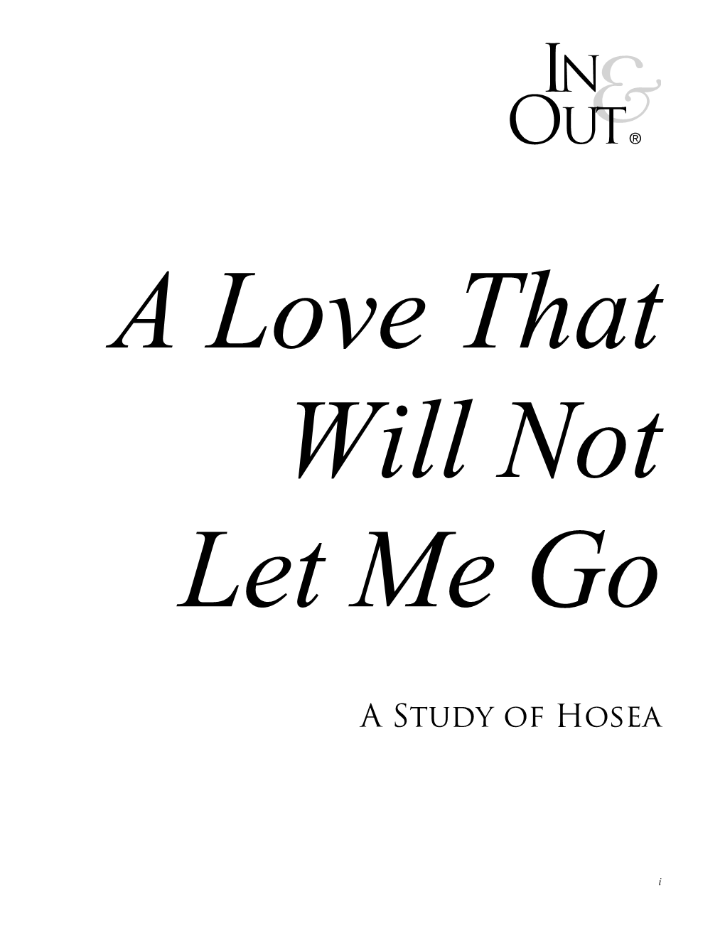 A Study of Hosea