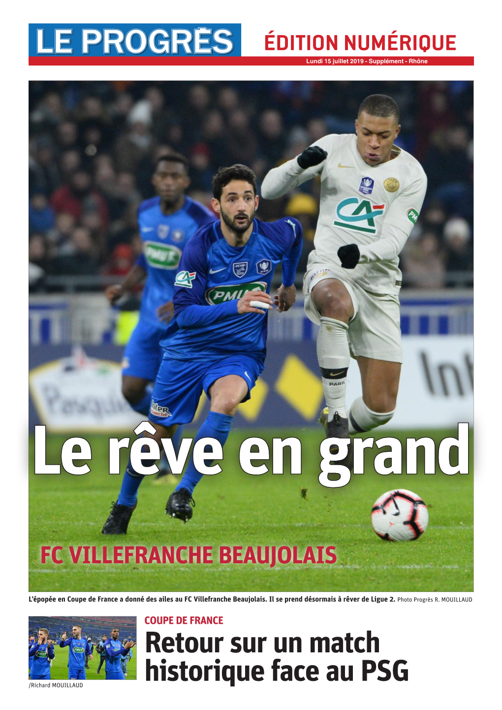 Retour Sur Un Match Historique Face Au PSG /Richard MOUILLAUD 2 SUPPLÉMENT FCVB Lundi 15 Juillet 2019