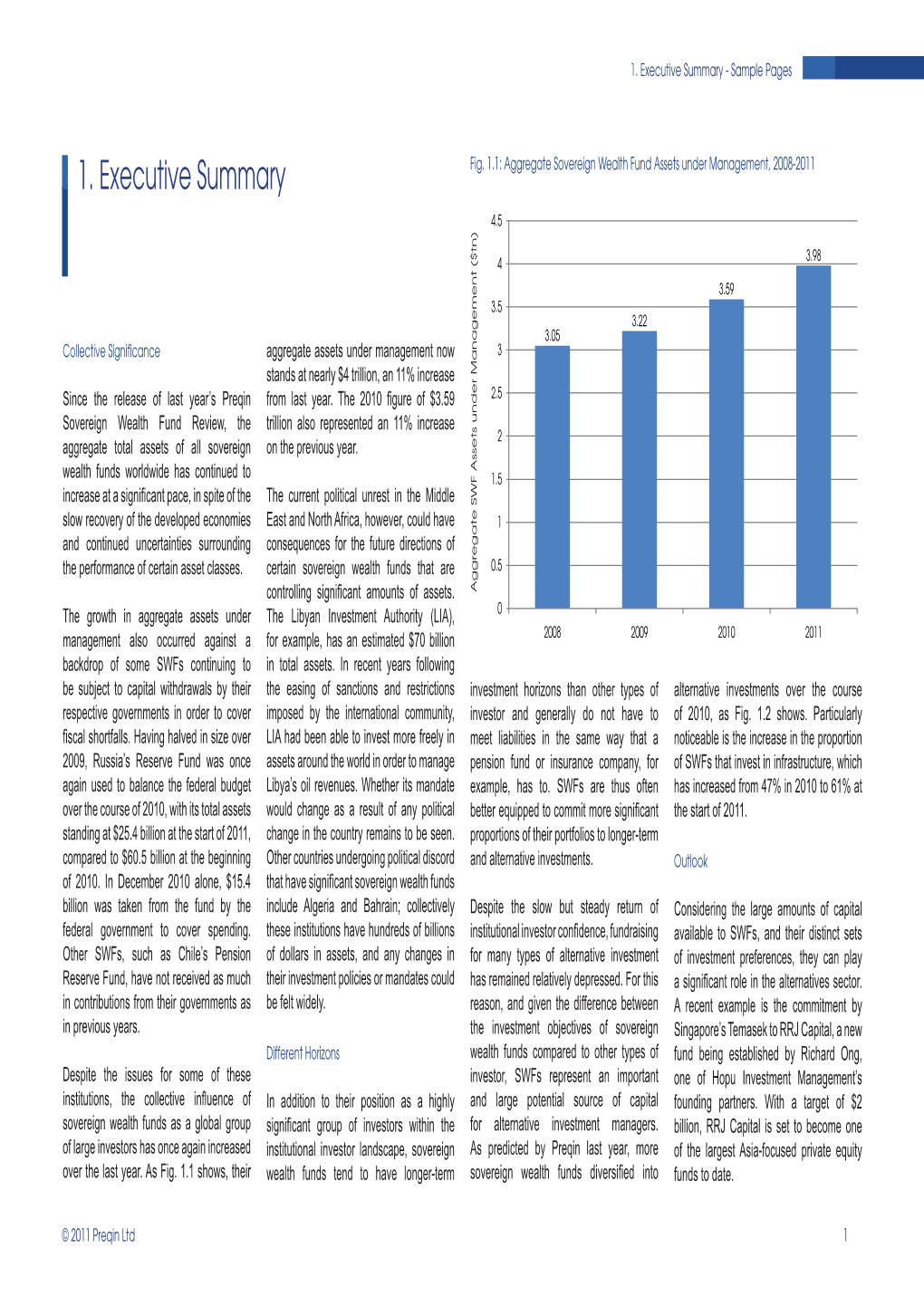 The Preqin 2011 Sovereign Wealth Fund Review Sample Pages.Indd