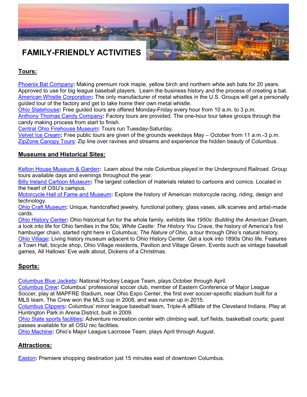 Family-Friendly Activities