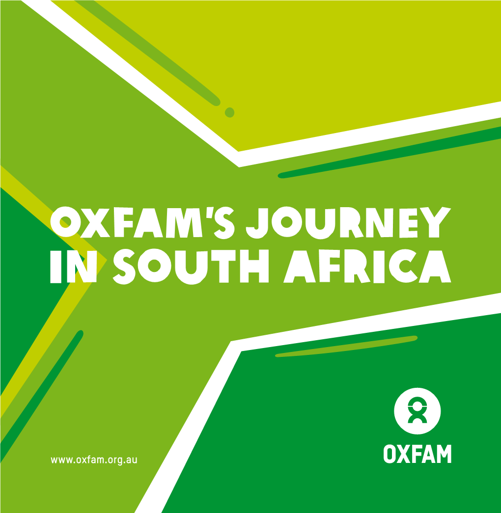Oxfam's Journey in South Africa