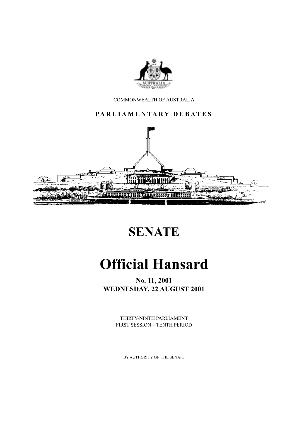 Official Hansard No