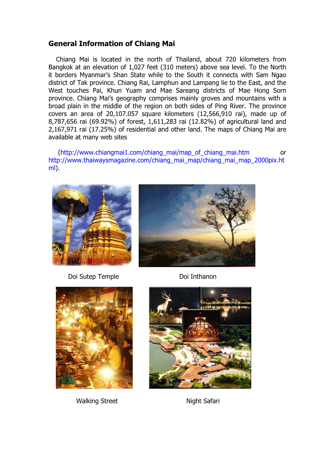 General Information of Chiang Mai