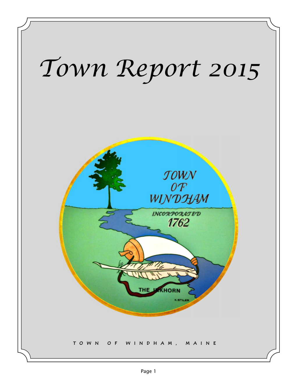 Town Report 2015