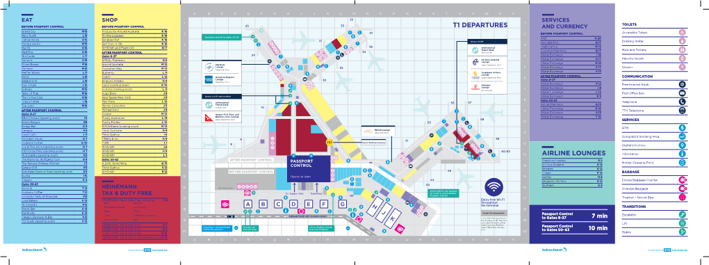 Sydney Airport T1 Departures