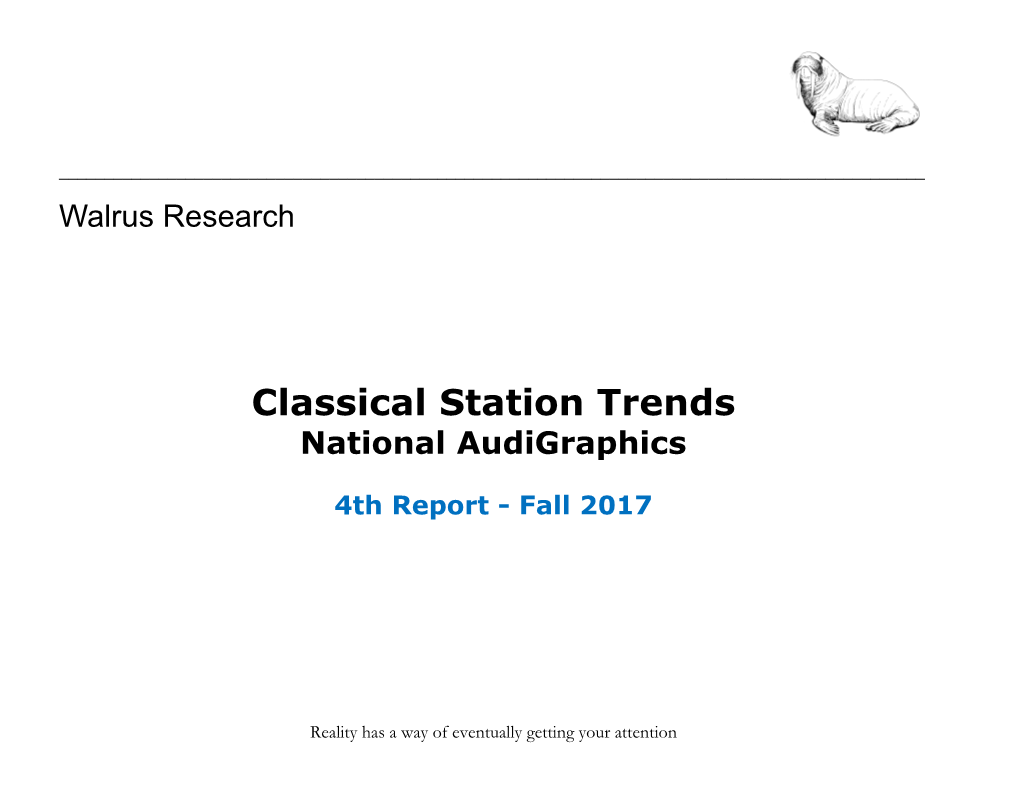 Classical Station Trends National Audigraphics