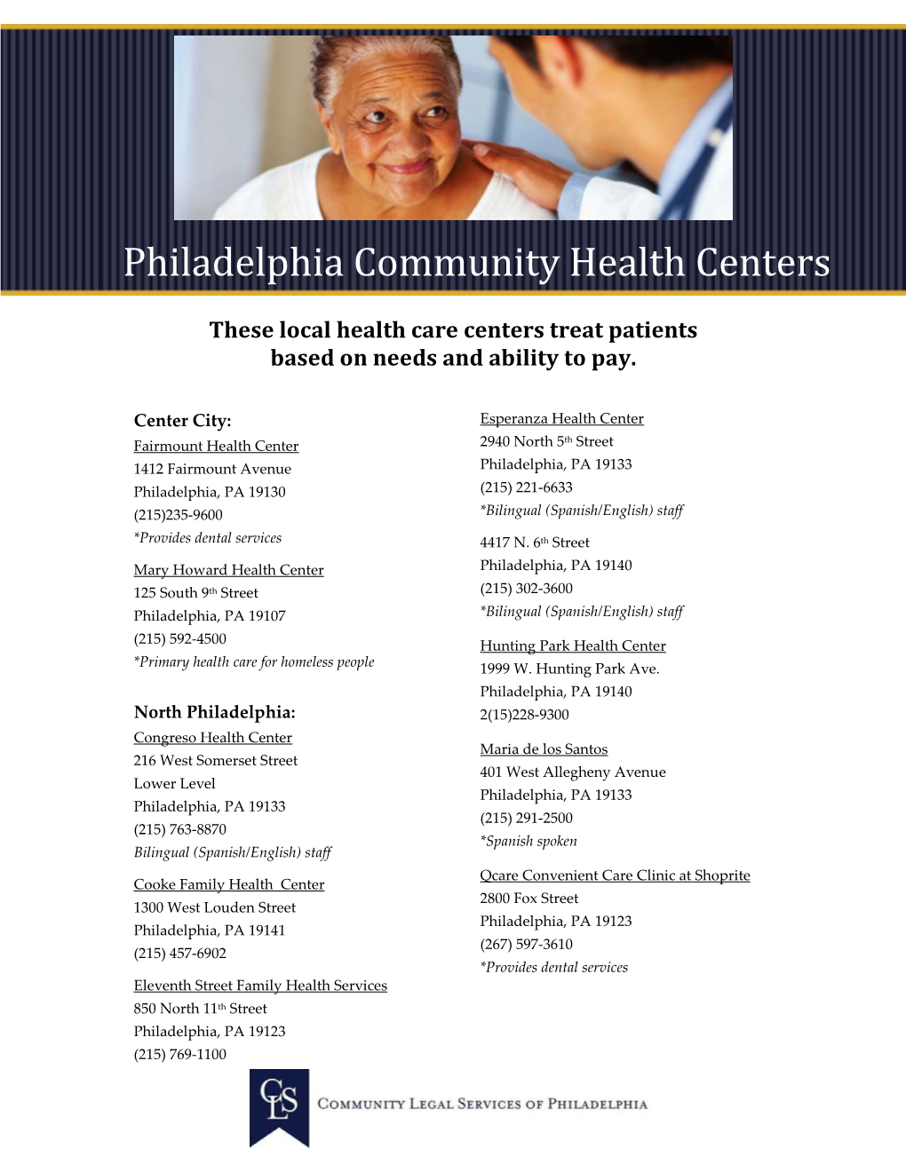 Philadelphia Community Health Centers