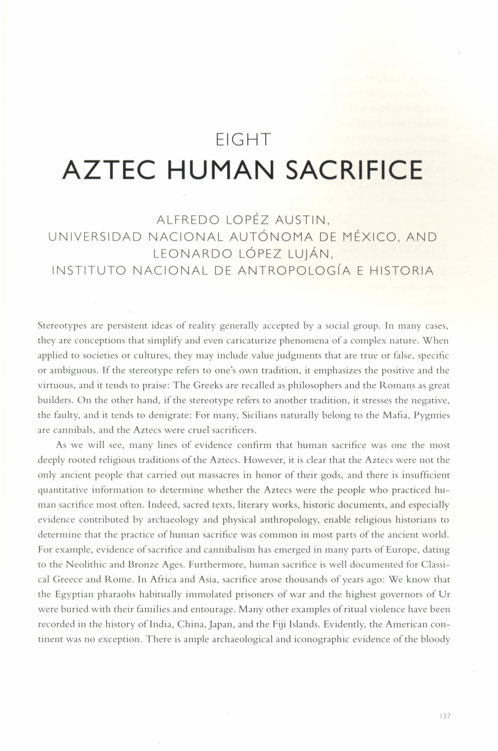 Aztec Human Sacrifice