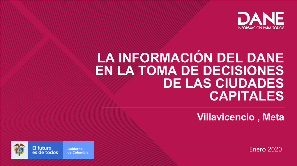 EN LA TOMA DE DECISIONES DE LAS CIUDADES CAPITALES Villavicencio , Meta