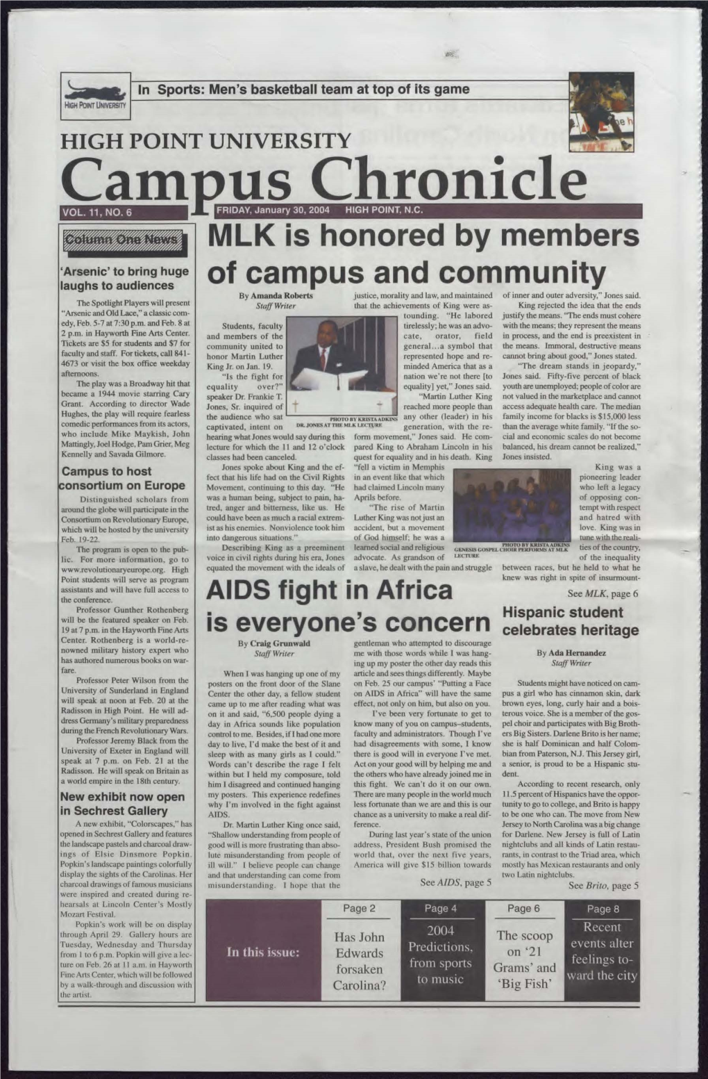 2004 Campus Chronicle Spring