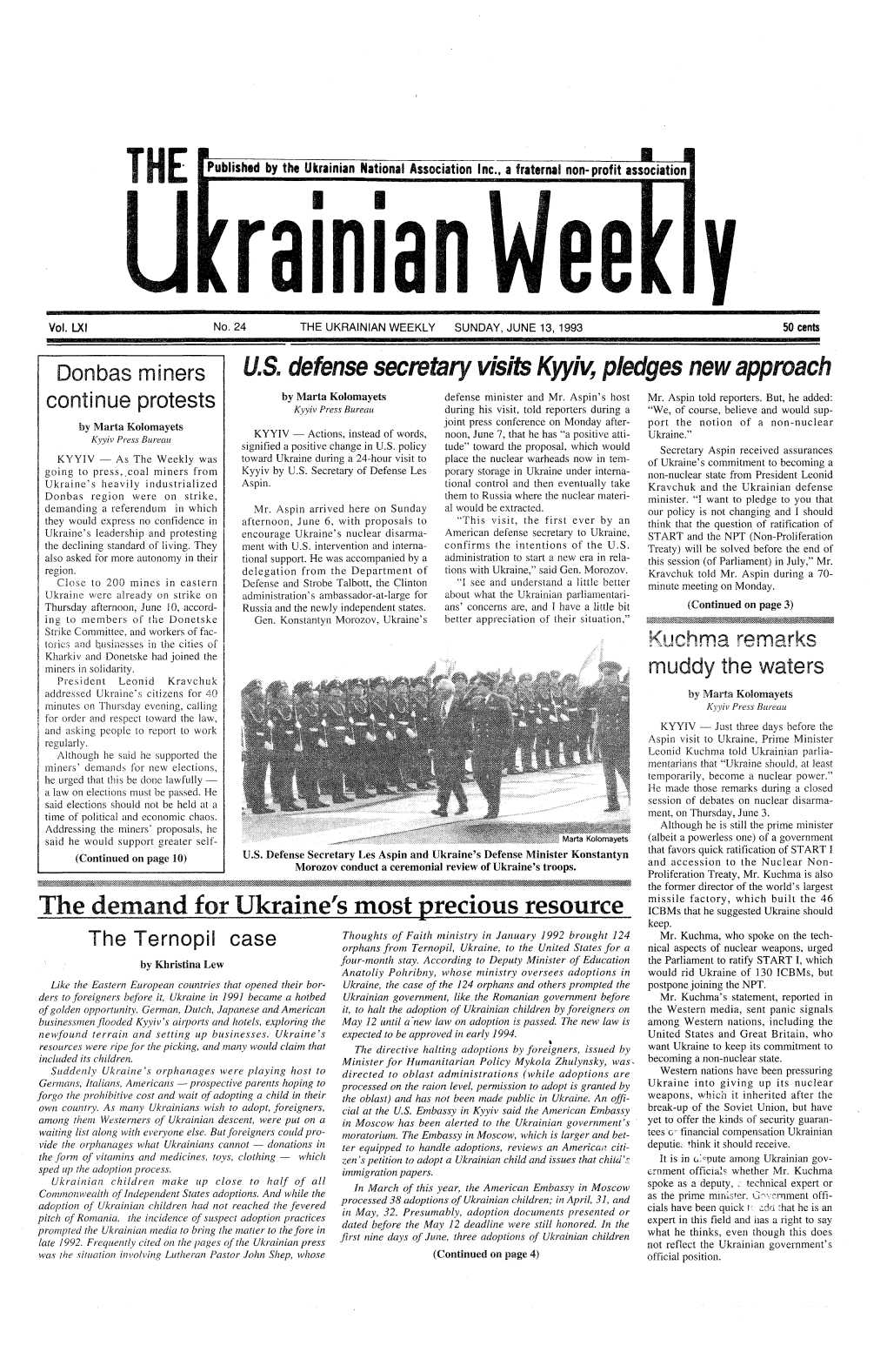 The Ukrainian Weekly 1993