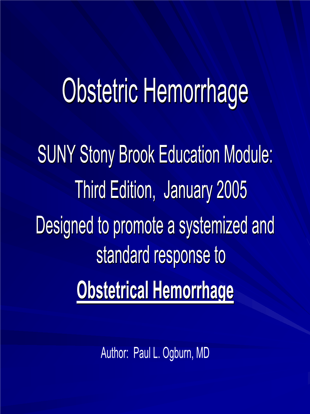 Postpartum Hemorrhage.Hemorrhage - DocsLib