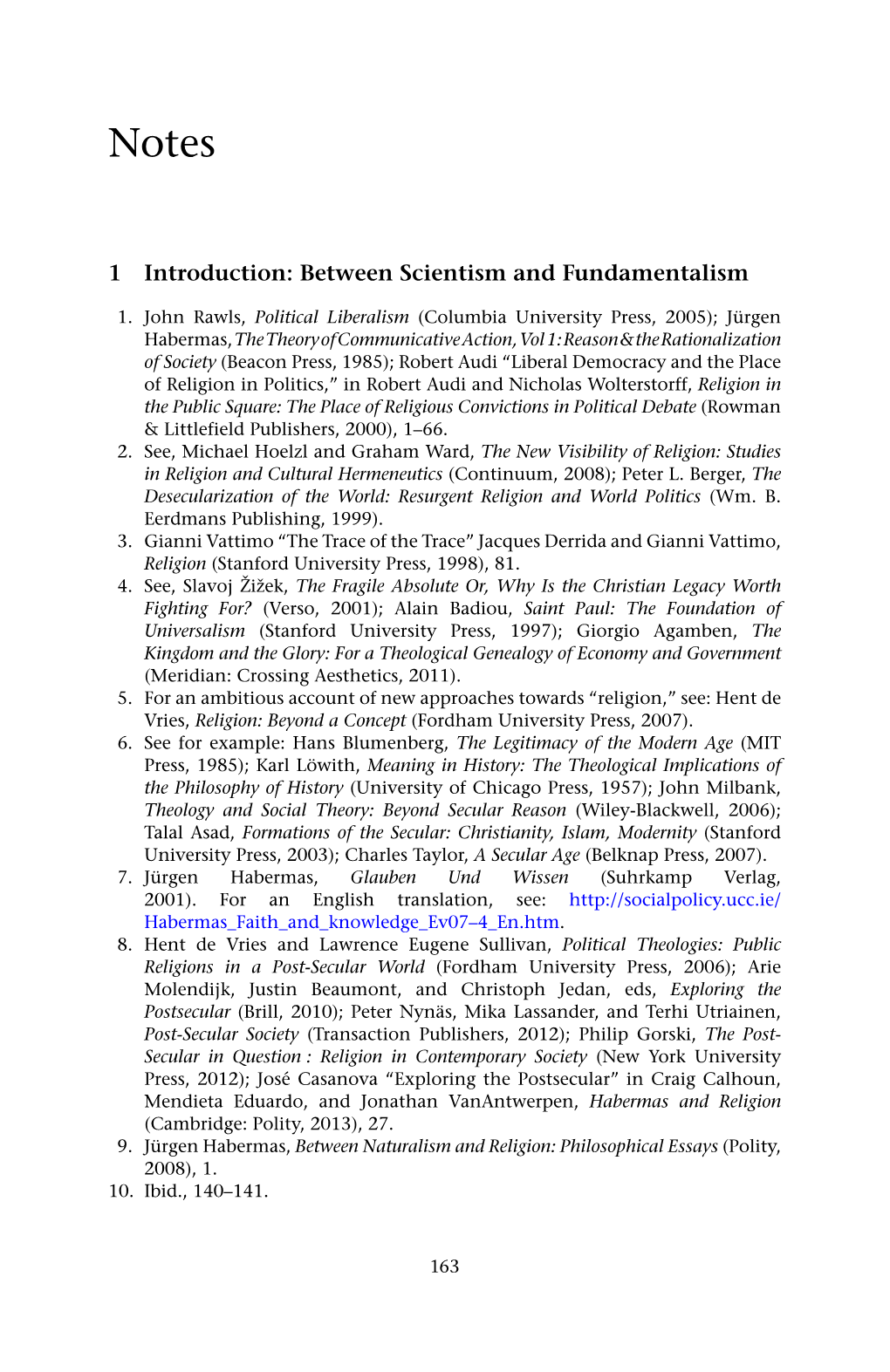 1 Introduction: Between Scientism and Fundamentalism