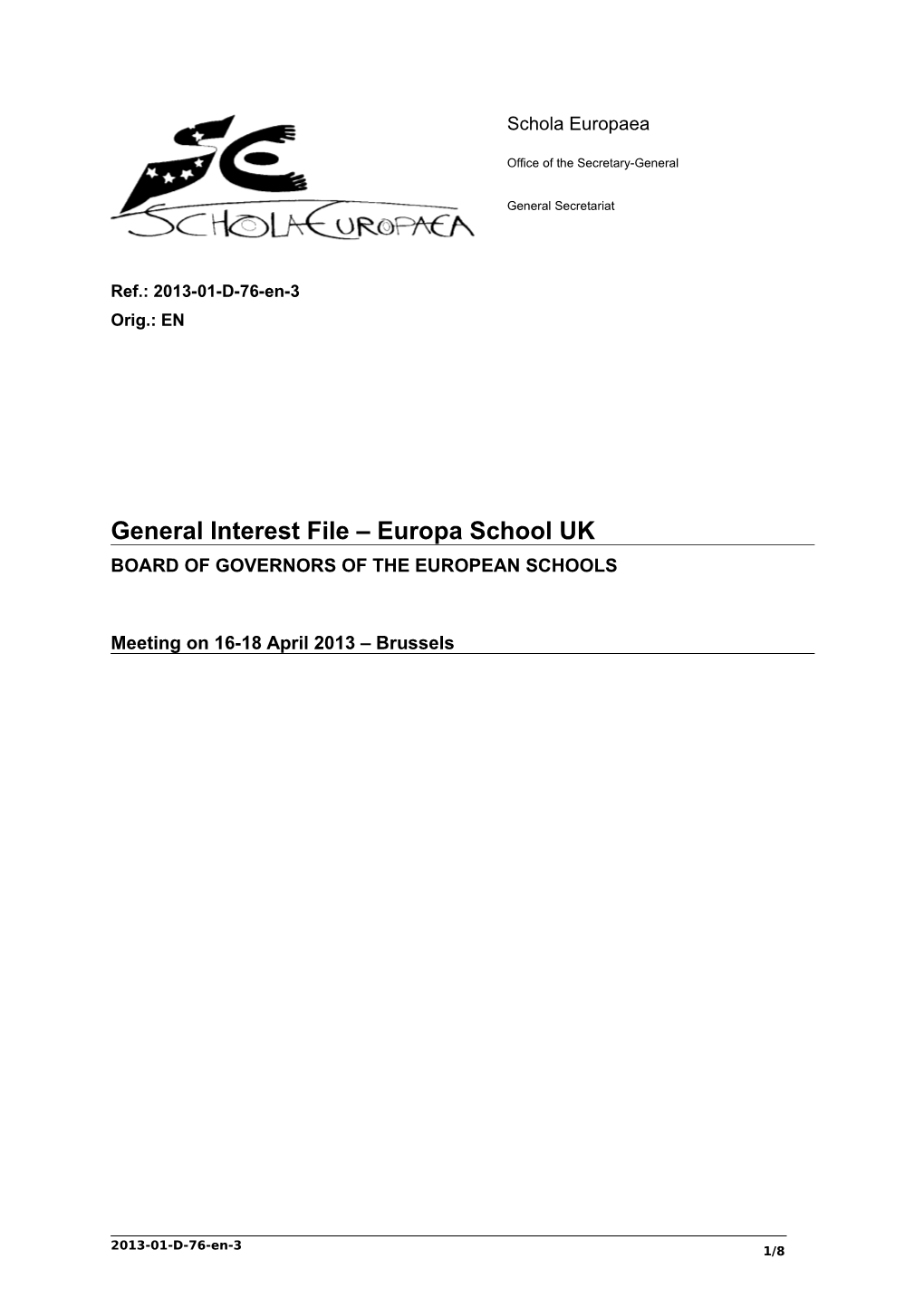 ESUK General Interest File