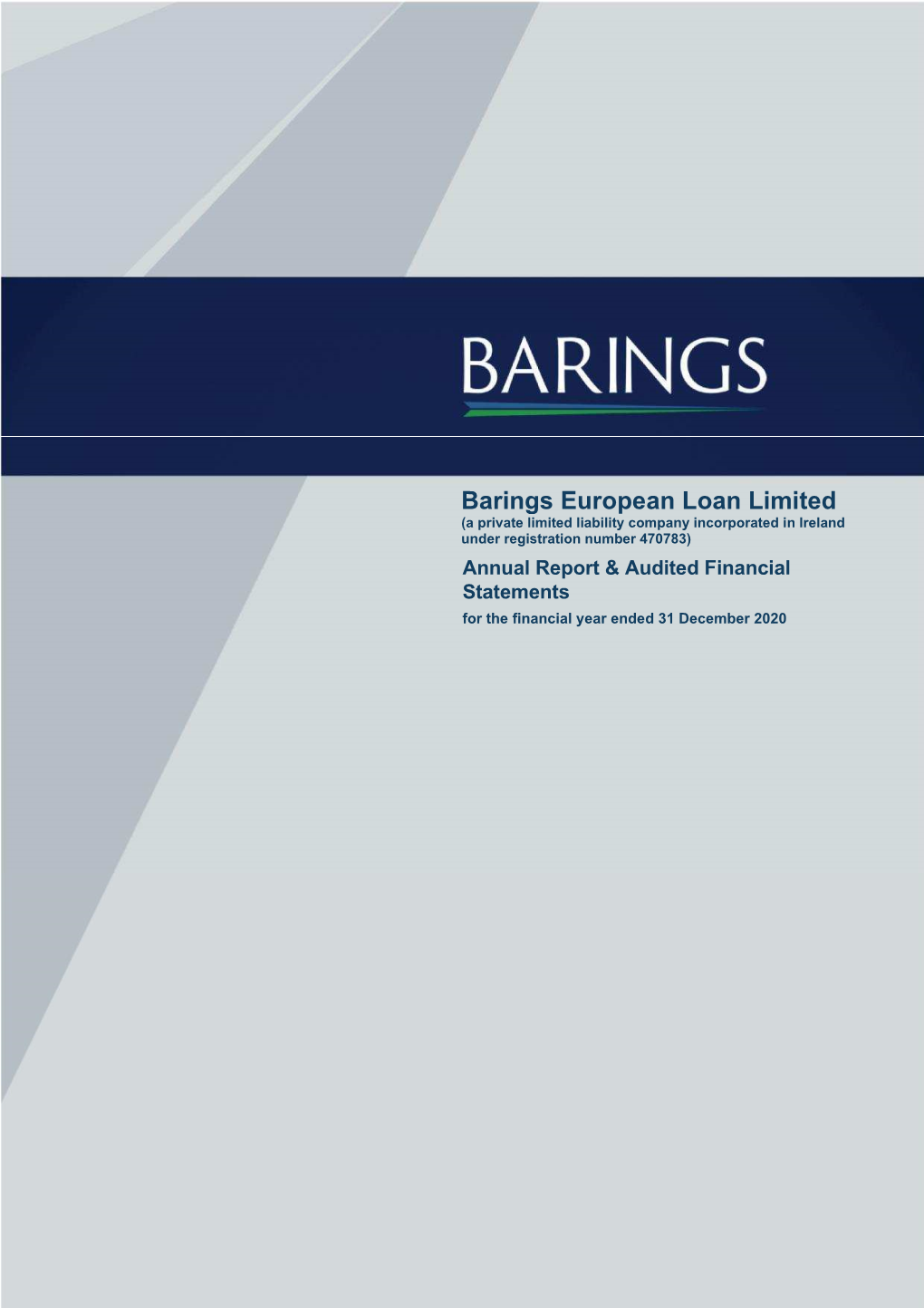 Barings European Loan Limited 31.12.2020 Draft 6