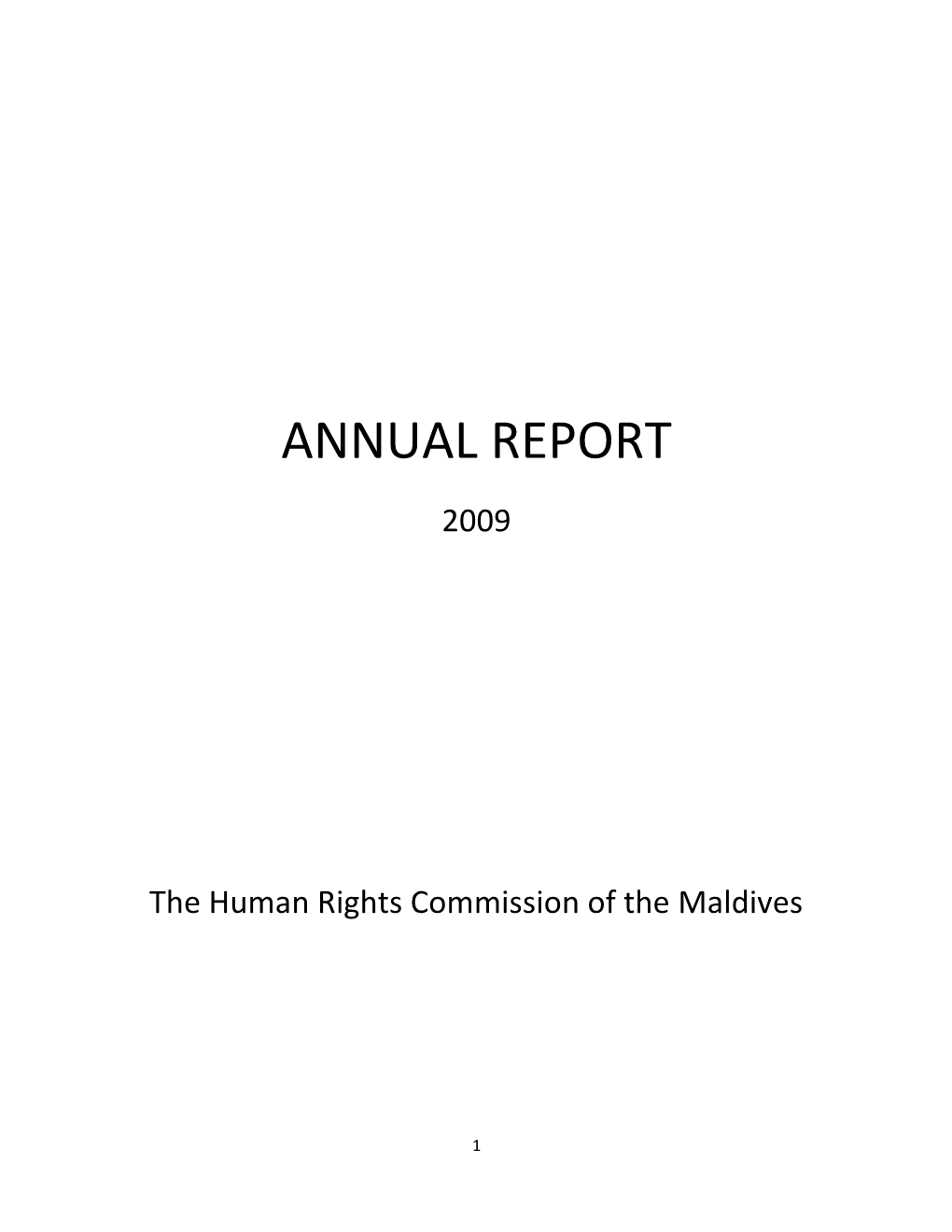 Annual Report 2009 English
