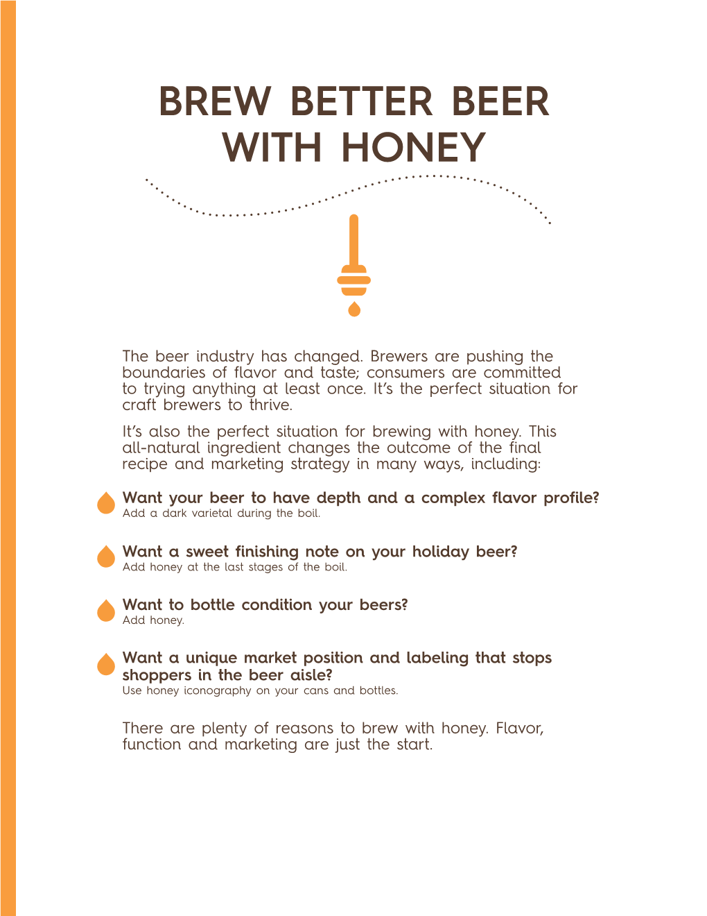Brew Better Beer with Honey