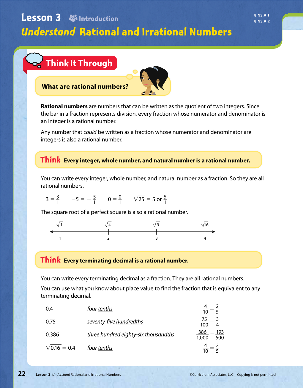 Understand Rational and Irrational Numbers