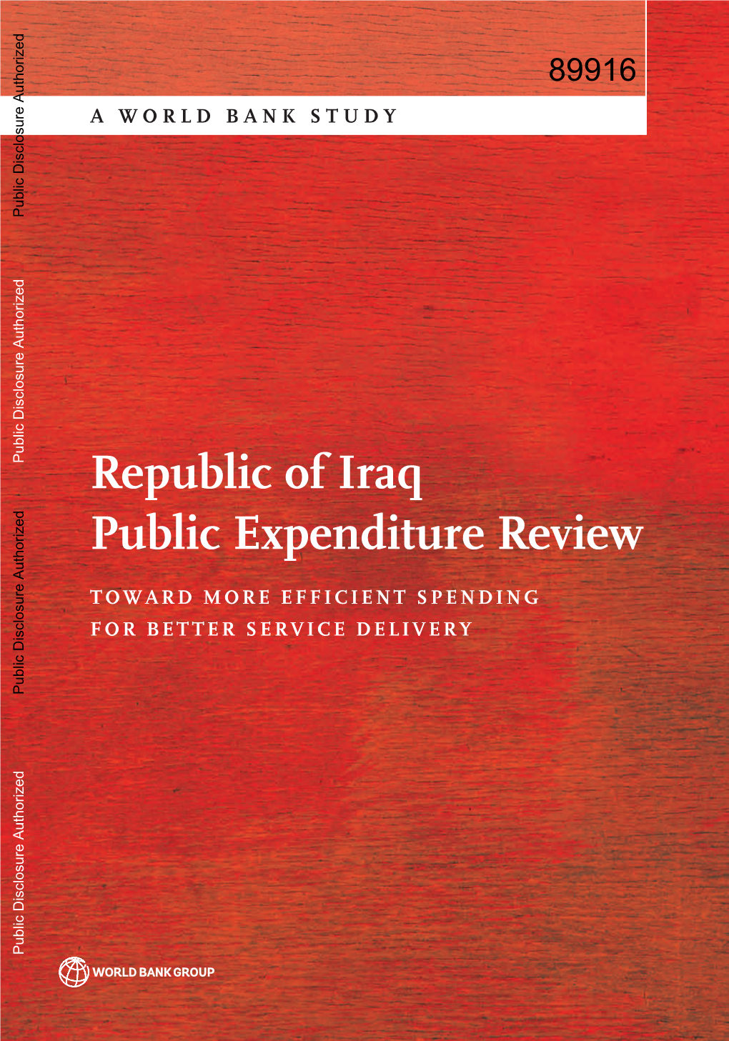 Republic of Iraq Public Expenditure Review