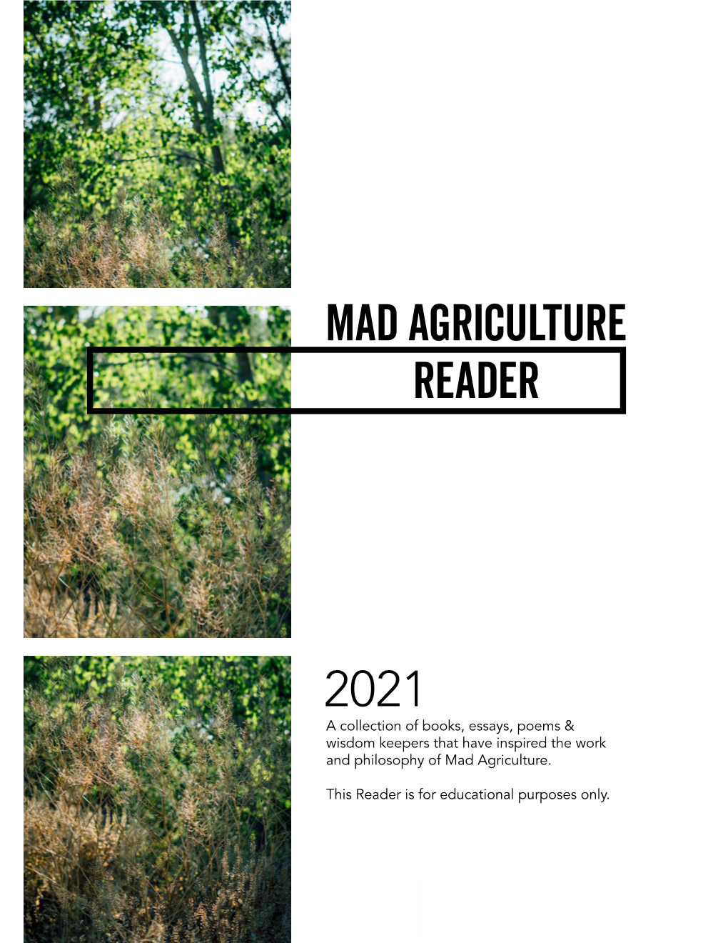 Mad Agriculture Reader 2021