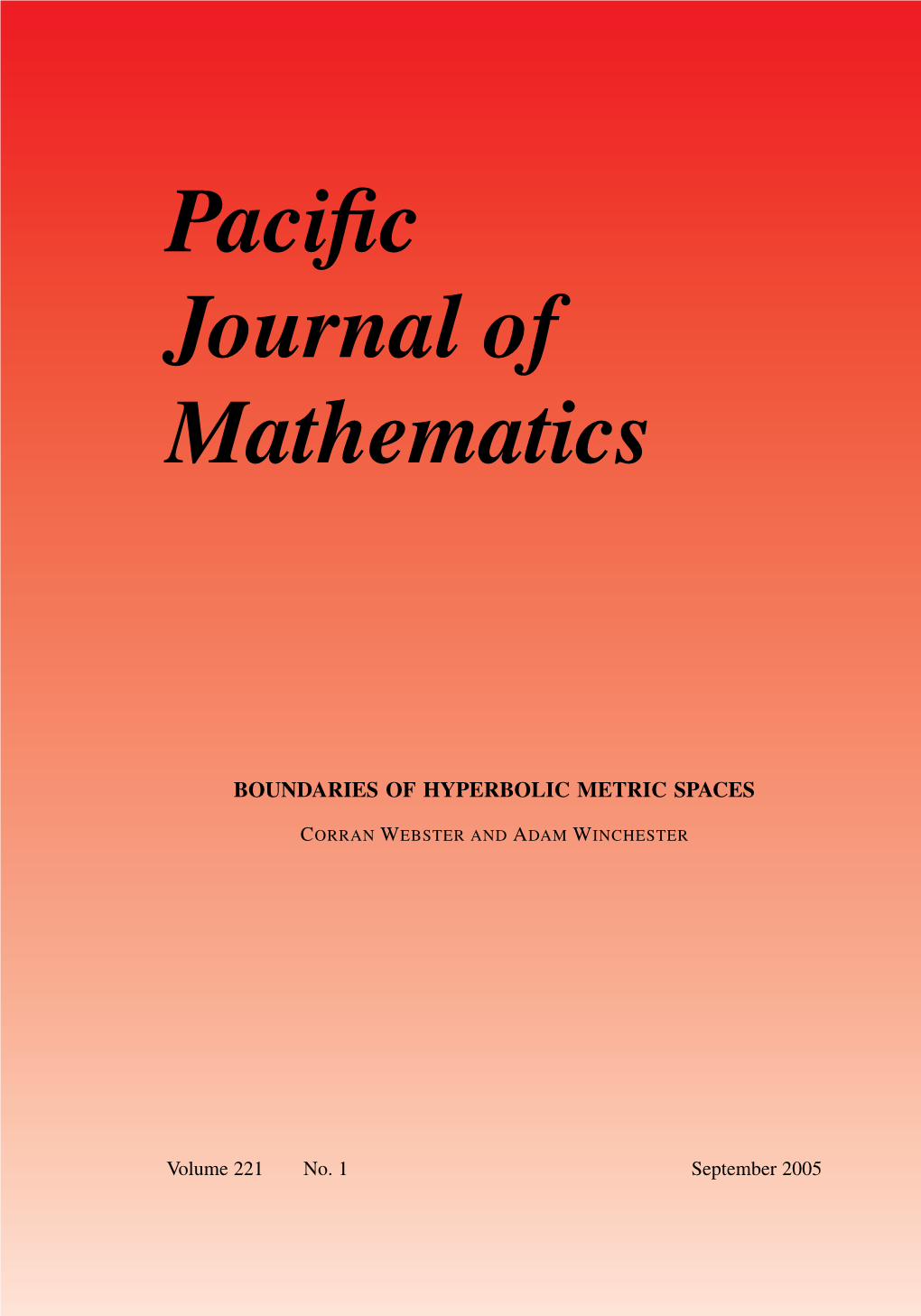 Boundaries of Hyperbolic Metric Spaces