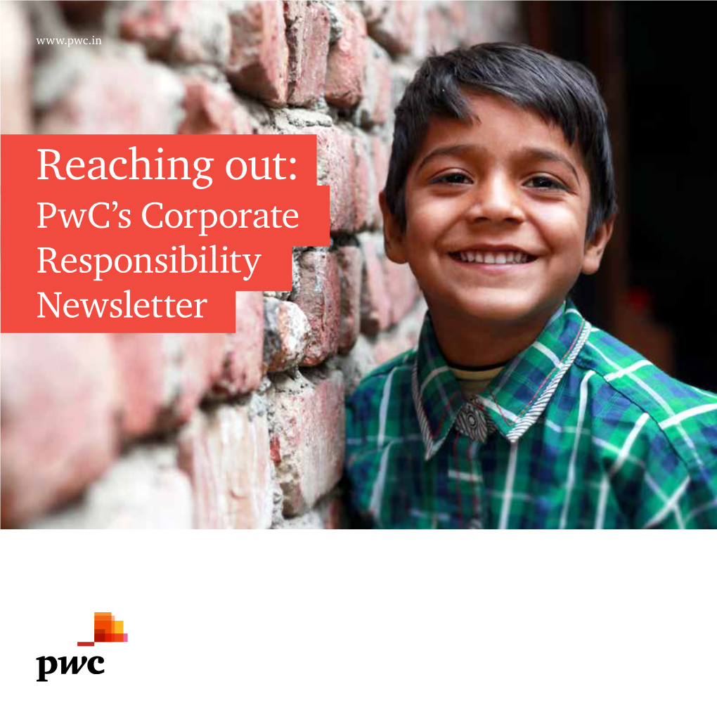 Reaching Out: Pwc's Corporate Responsibility Newsletter