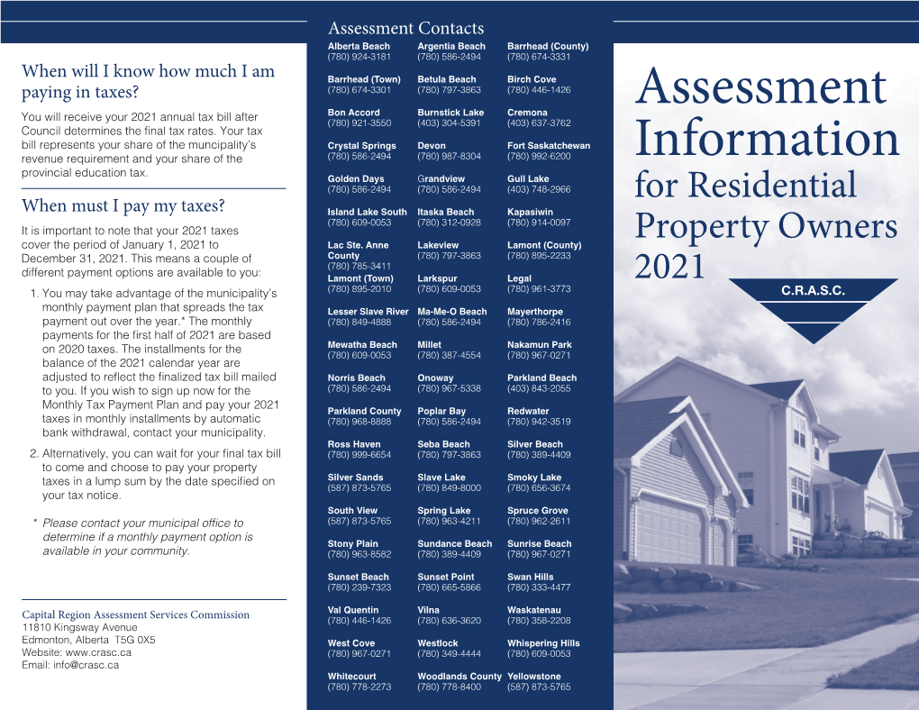 Assessment Information Brochure