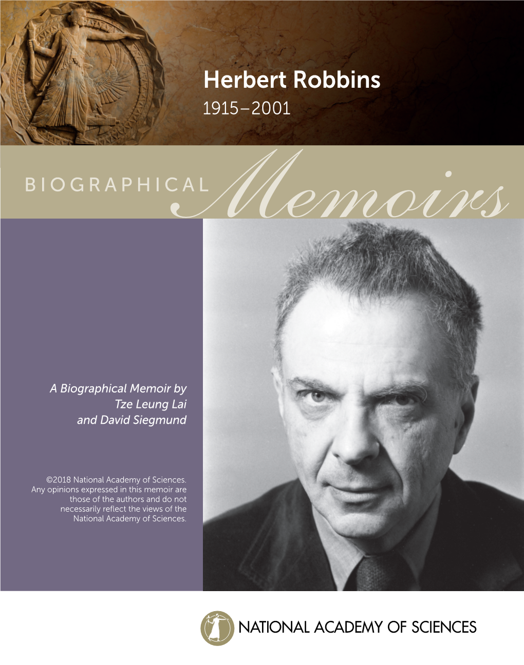 Herbert Robbins 1915–2001