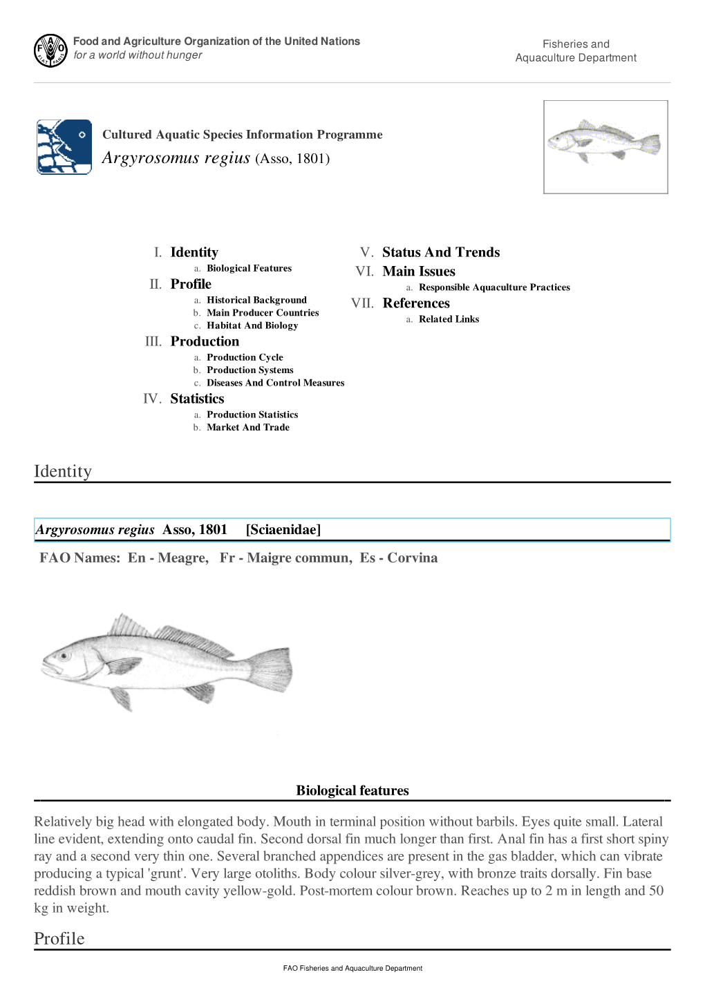 FAO Fisheries & Aquaculture