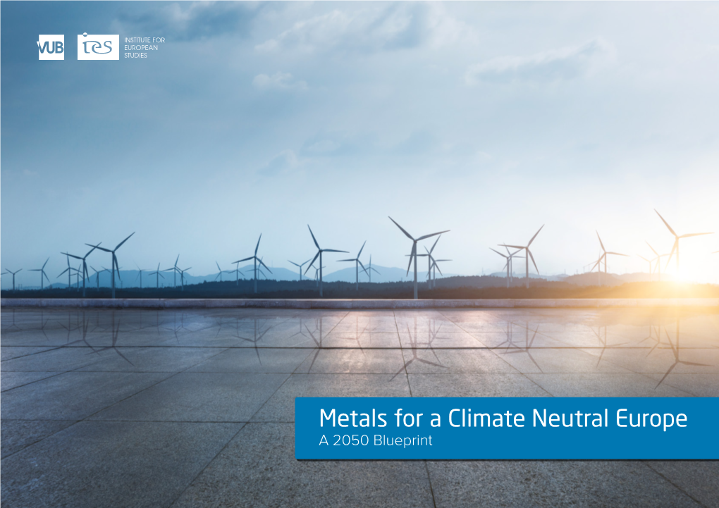 Metals for a Climate Neutral Europe a 2050 Blueprint In