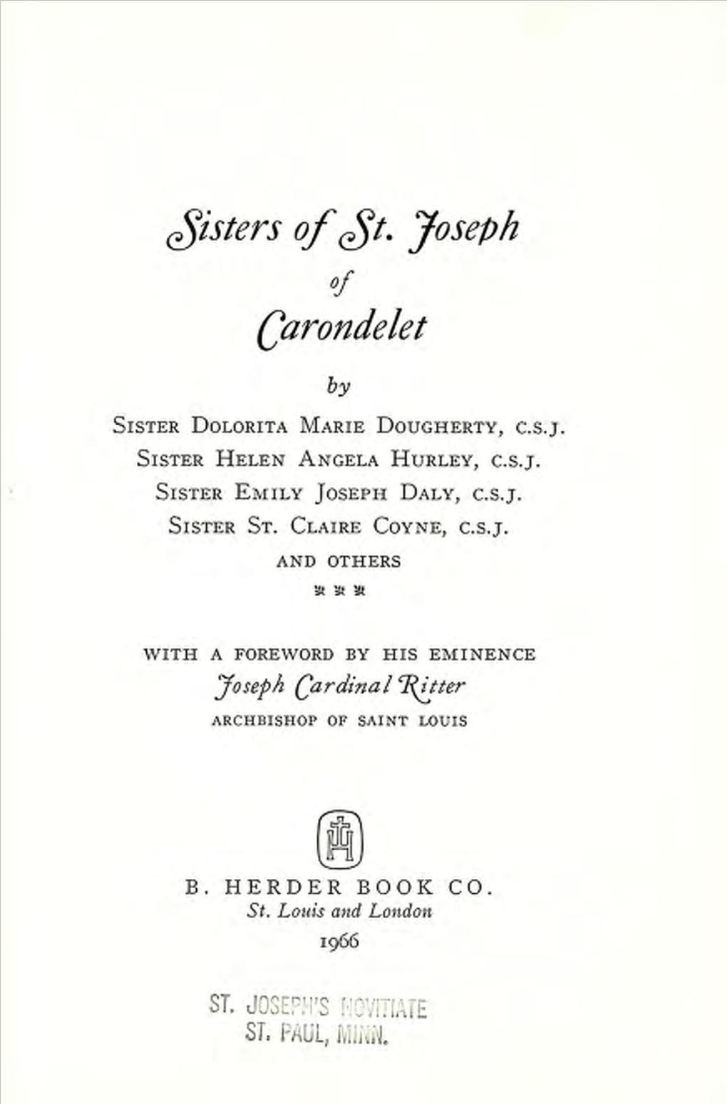 Sisters of St. Joseph of Carondelet : the Coat of Arms of the Sisters of St