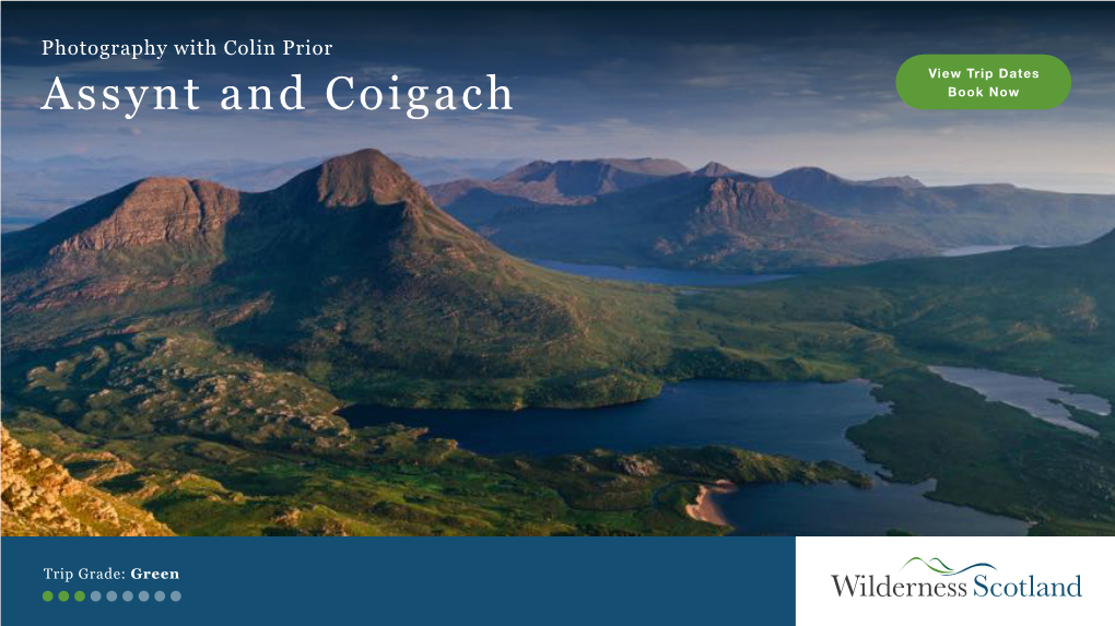 Photography with Colin Prior View Trip Dates Assynt and Coigach Book Now