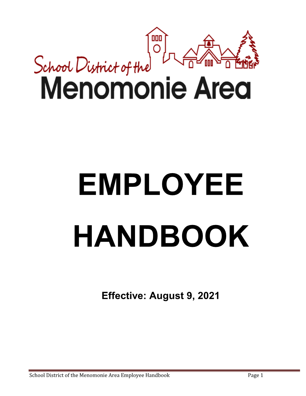 Employee Handbook Page 1