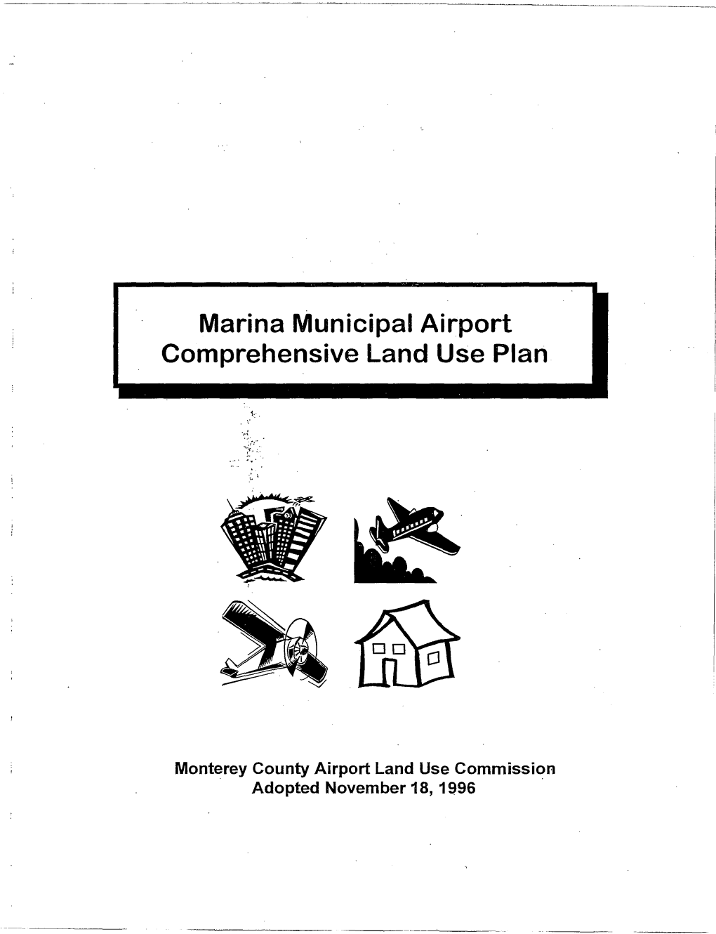 Marina Municipal Airport Comprehensive Land Use Plan