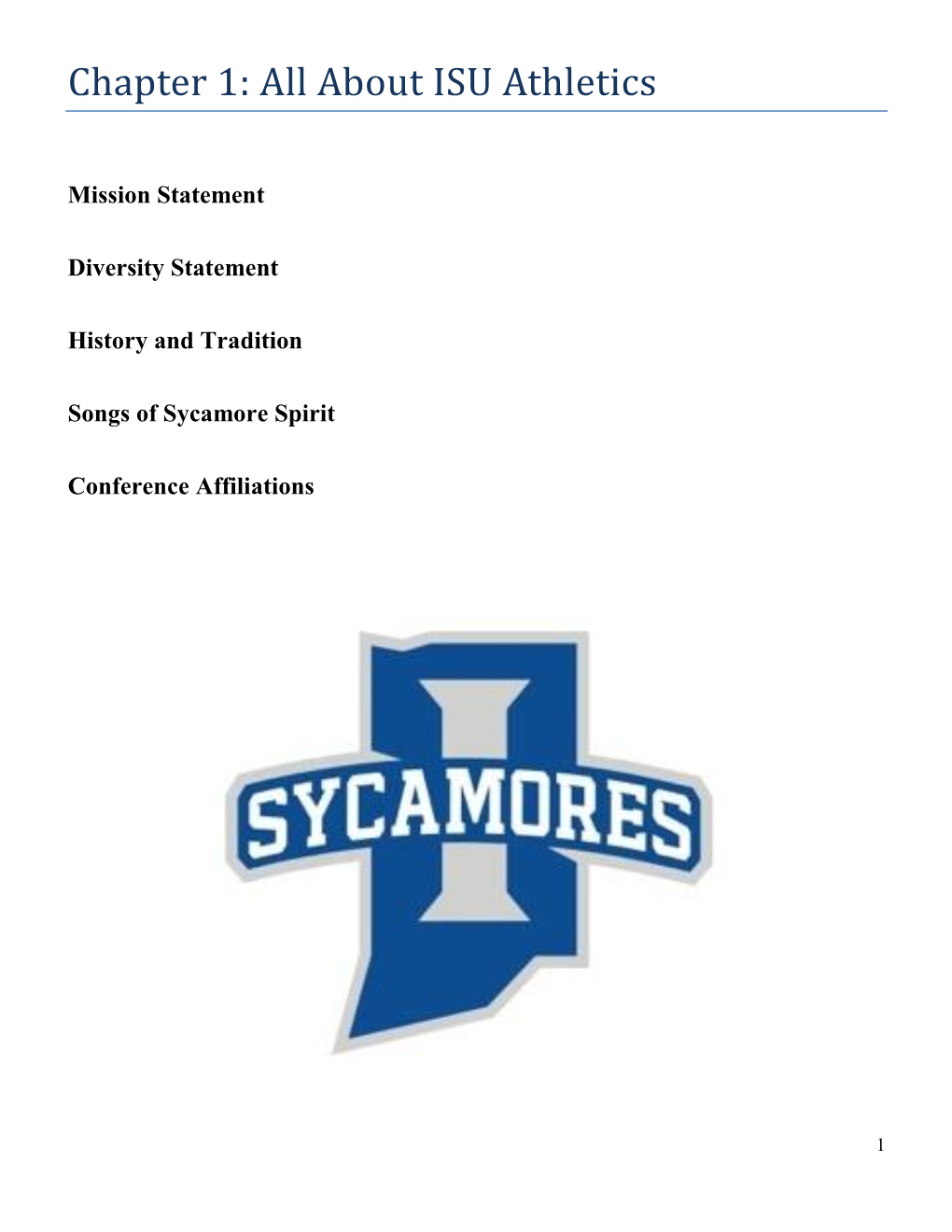 Indiana State University Intercollegiate Athletics