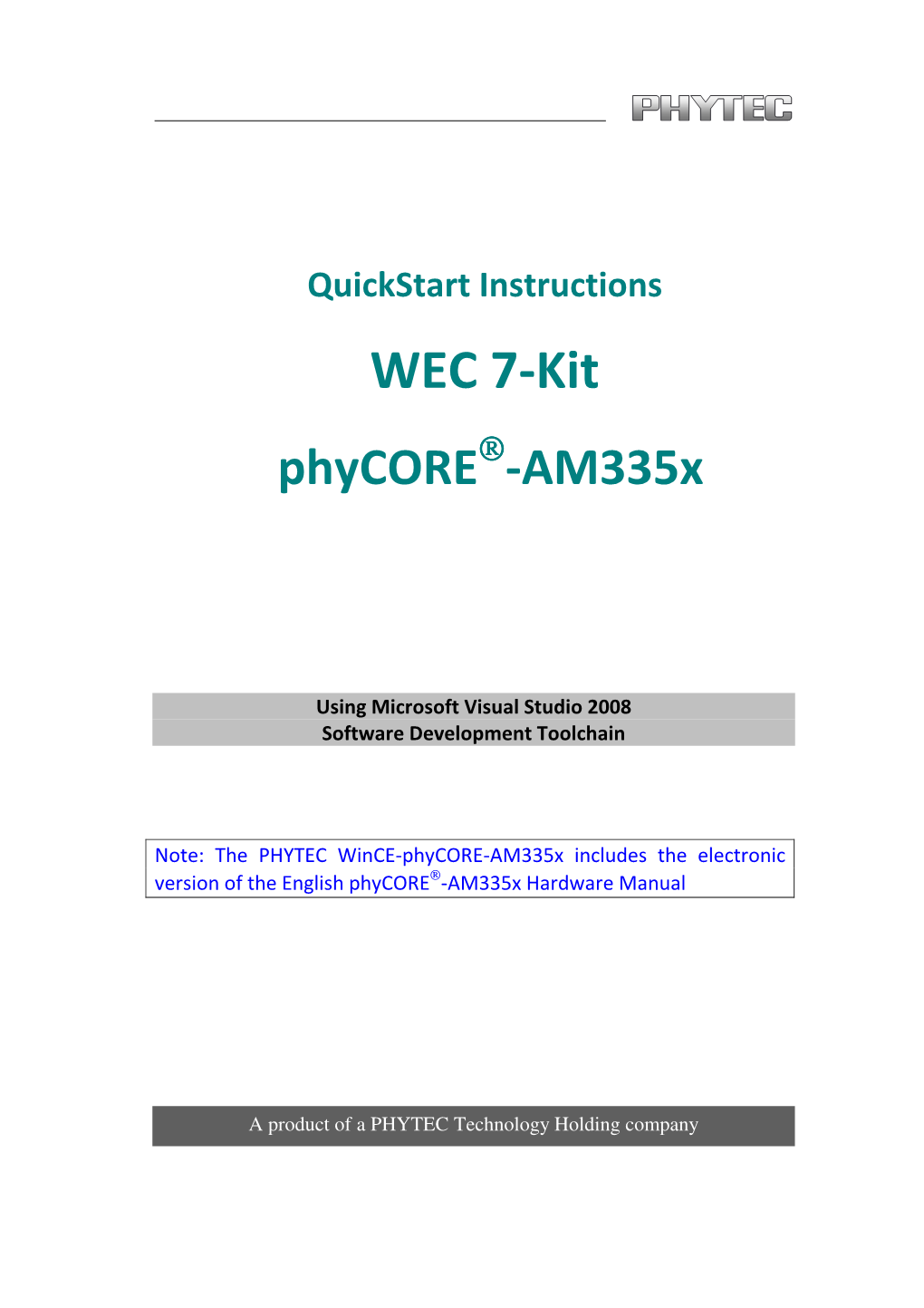 WEC 7-Kit Phycore-Am335x