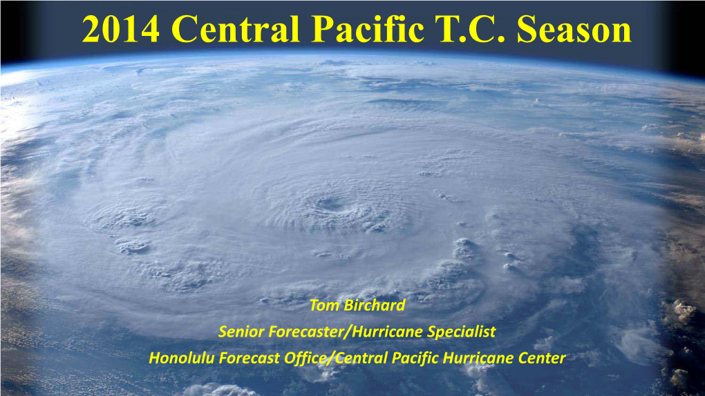 2014 Central Pacific Tropical Cyclone Season